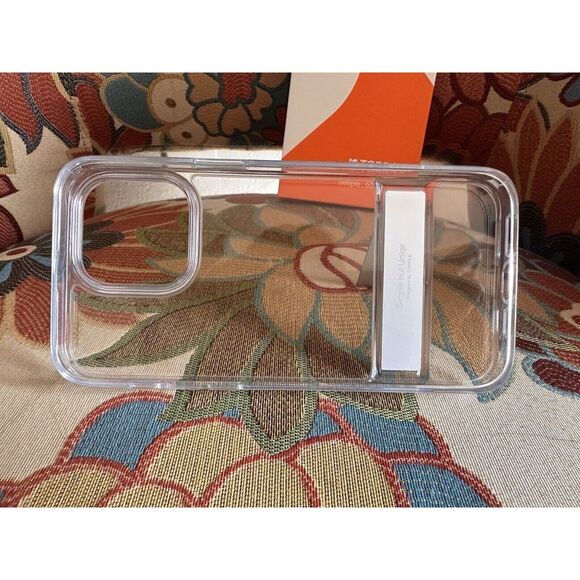 Torras Diamond Clear Military Grade iPhone 14 Pro Max Case w/Attached Kickstand - Picture 3 of 6